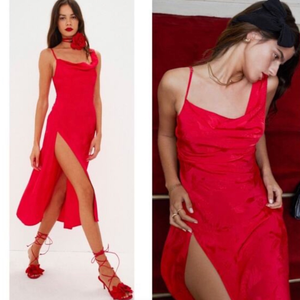 Llana midi dress for love and lemons - Picture 4 of 6